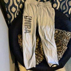grey nba size small sweatpants